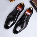 Cowhide Dress Shoes Business Men's