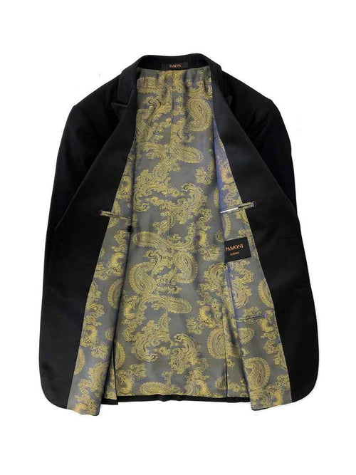 Black 1-button Dinner Suit